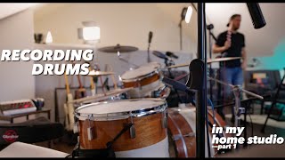 Recording Drums in a Home Studio | Microphones and Placement (part 1)