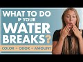 WHAT TO DO IF YOUR WATER BREAKS | Am I leaking Amniotic Fluid or is it My Water Breaking or Pee?