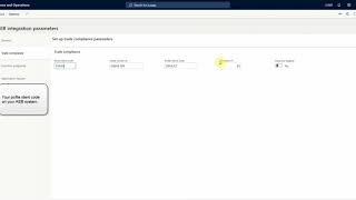 AEB Compliance Screening Connector Parametrization