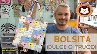 🎃 Bolsita de Tela DIY: ¡Perfecta para Halloween y Compras! 🛍️