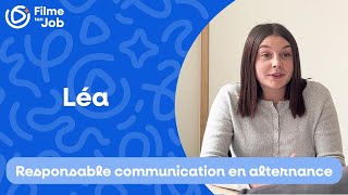 Léa, responsable communication en alternance