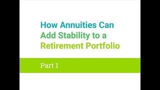 Part 1 – How Annuities Can Add Stability | Retirement Portfolio | Brighthouse Financial