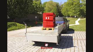 Mobiler Hochwasserschutz NOAQ Boxwall - Transport und Aufbau