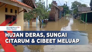 2 Sungai di Karawang Meluap, 77 Rumah Terendam Banjir