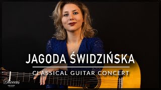 JAGODA ŚWIDZIŃSKA - Online Guitar Concert | Tarrega, BACH, Llobet, Turina | Siccas Guitars