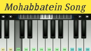 Mohabbatein Love Theme Piano Tutorial With Notes || Musical Sandeep