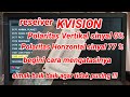 Cara mengatasi KVISION polaritas vertikal tidak ada sinyal