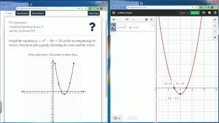 DeltaMath Graphing Parabolas level 1