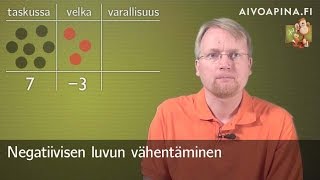 Negatiivisen luvun vähentäminen