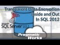 SQL Server 2012: Transparent Data Encryption Inside and Out