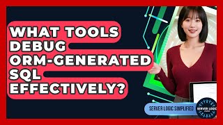 What Tools Debug ORM-generated SQL Effectively? - Server Logic Simplified