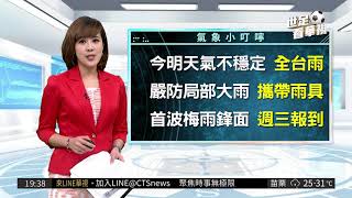華視晴報站 鎖定朱培滋氣象| 華視新聞20180610