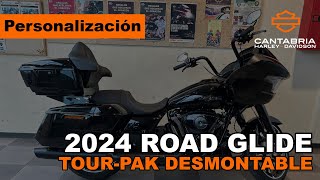 Road Glide 2024 con Tour-Pak Desmontable | Harley Davidson | Quitar y Poner Tour Pak | Harley Custom