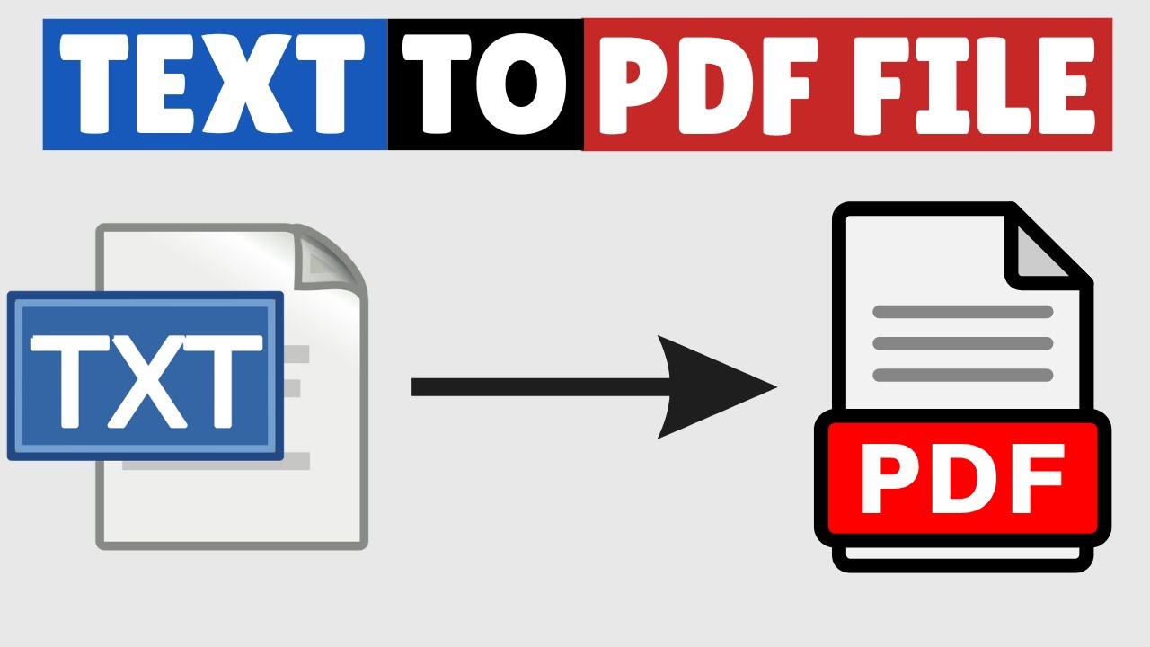 How To Convert Text To Pdf Youtube