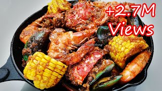 HOW TO COOK SEAFOOD BOIL WITH SPICY GARLIC BUTTER CAJUN SAUCE | MUST TRY RECIPE
