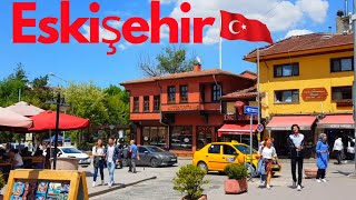 Odunpazarı Eskişehir Walking Tour 2022 || Türkiye Walking Tour || Turkey Street Walk Eskishehir