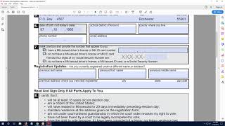 Voter Registration Training - Basic