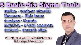 5 Basic Six Sigma tools | Yellow Belt tools