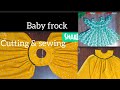 yoke baby frock cutting & stitching|3 different design cutting and stitching|style by siddhi