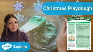 🎄 Christmas Scented Playdough Recipe ☃️