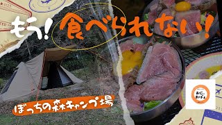 【夫婦キャンプ】#09 後編　ぼっちの森キャンプ場　Ogawaツインクレスタでお正月キャンプ2日目　朝侵入者あり!　西伊豆の秘湯!　ローストビーフ丼