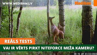 Reāls tests. Vai ir vērts pirkt Niteforce meža kameru?