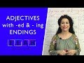 Intermediate English #7: -ed & -ing Adjectives | Easy English at Home