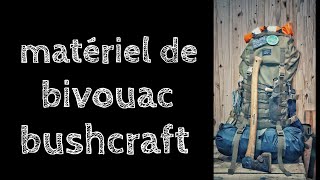 trek bushcraft : couteau 🔪 tipi ⛺️ raclette 🧀 jai mis quoi dans mon sac ?