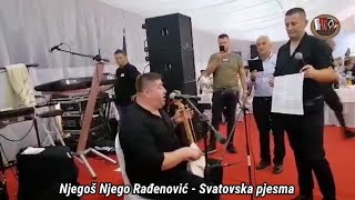 Njegoš Njego Rađenović - Svatovska pjesma uz gusle (Uživo 2022)