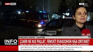 Zjarr në një pallat në Tiranë, fëmijët evakuohen nga dritaret