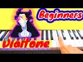 Dialtone -  Deltarune Chapter 2 - Easy Piano Tutorial