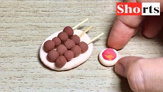 Shorts - How to meat ball clay art | Clay mixer | สอนปั้นดินน้ำ ปั้นของกิน