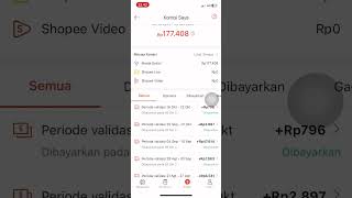 Komisi pertama shopee affiliate cair #komisishopee