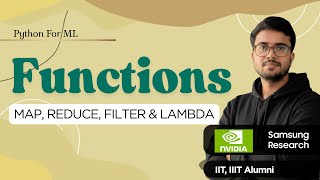 1.9.4 Map, Reduce, Filter, and Lambda Functions in Python | Hindi