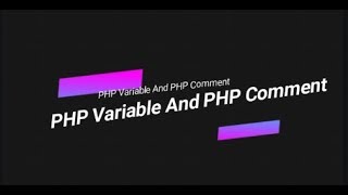 Learn PHP full bangla tutorial part 3 PHP Variable And PHP Comment