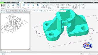 Creo7 0机座3D尺寸标注方法详解