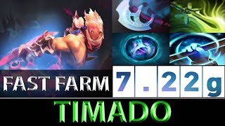 Timado [Anti-Mage] 903 GPM Empower Fast Farm ► Dota 2 7.22g