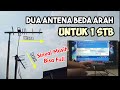 CARA PASANG 2 ANTENA UNTUK 1 SET TOP BOX SINYAL TETAP STABIL