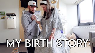 my birth story + vlog (positive induction!)