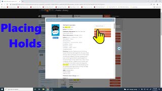 Placing Holds and Requesting Items From Another Library