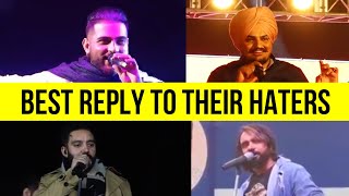 Punjabi Singers Best Replies To Their Haters And Anti In Live Show | Sidhu Moose Wala, Karan Aujla
