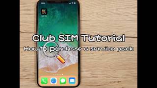 #ClubSIM tutorial: How to purchase a service pack