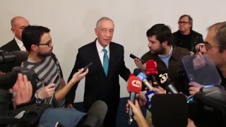 Entrevista aos jornalistas do Presidente da República Marcelo Rebelo de Sousa