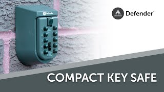 How to install the Defender Compact Key Safe - Wall Mounted Outdoor Safe - Installation Guide