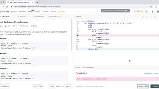 LeetCode - 844. Backspace String Compare - Python