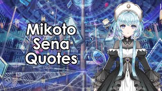 Quotes: Mikoto Sena