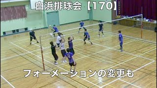 白浜排球会【170】監督兼選手編 〜第１５９回練習模様（練習試合への参加決定！フォーメーションの変更も）の回〜 9 Volleyball