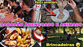 SABADÃO ABENÇOADO E ANIMADO! FIZ ALMOÇO + BRINCADEIRAS + PREPARATIVOS PARA O ANIVERSÁRIO DO FLÁVIO