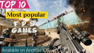 Top 10 [ Offline ] FPS Shooting Games For Android 2023 High Graphics