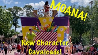 MOANA Joins The NEW Disney World Cavalcade - Featuring Gaston, Peter Pan, Aladdin, \u0026 Mary Poppins!